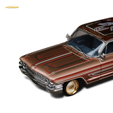 MK Miniatures Cadillac Diwei Metallic Red Copper 1:64
