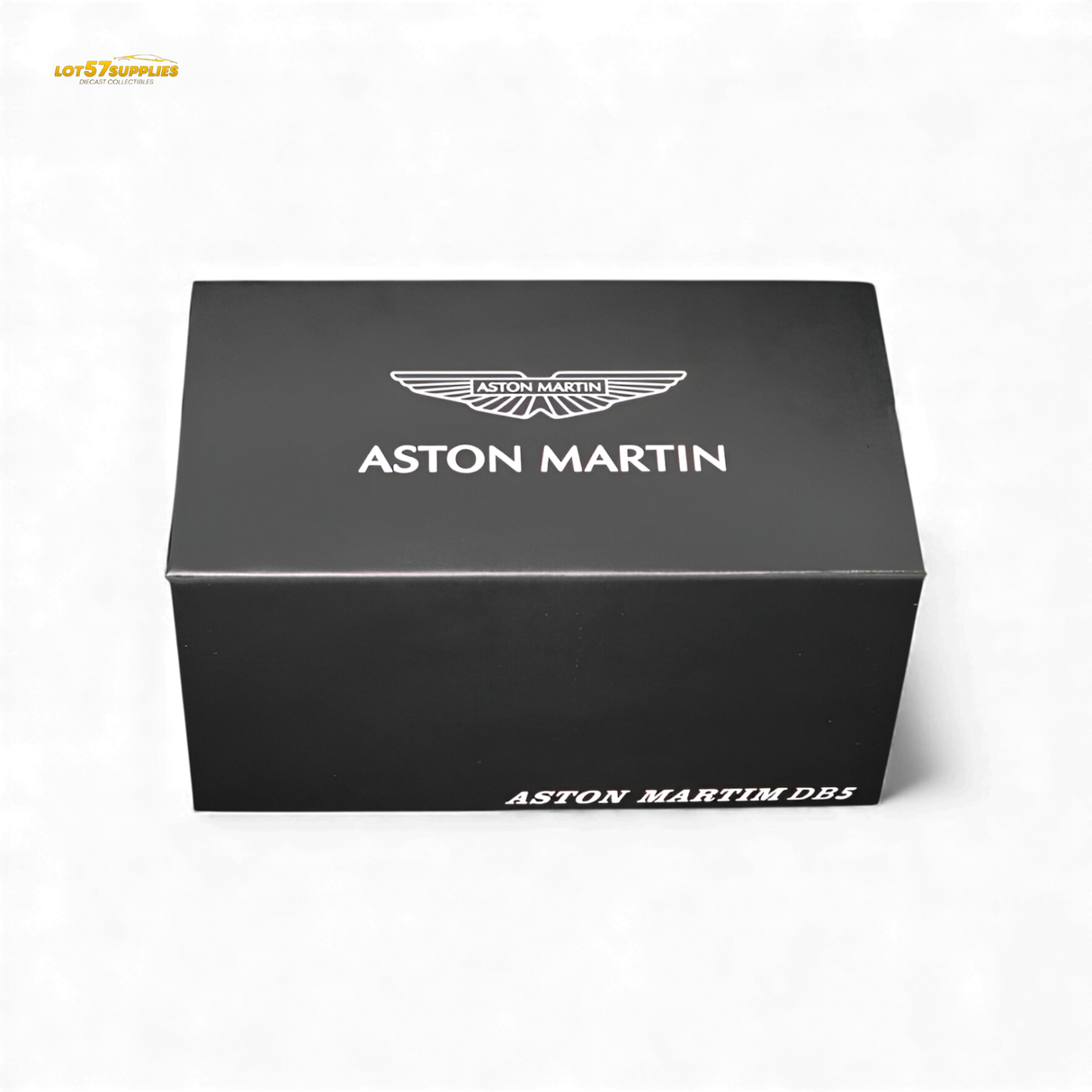 (Pre-Order) Aston Martin DB5 High Gloss Silver Figurine Ver 1:64