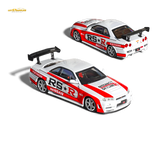 Fuji Skyline R34 GT-R Nismo Z-Tune White 1:64