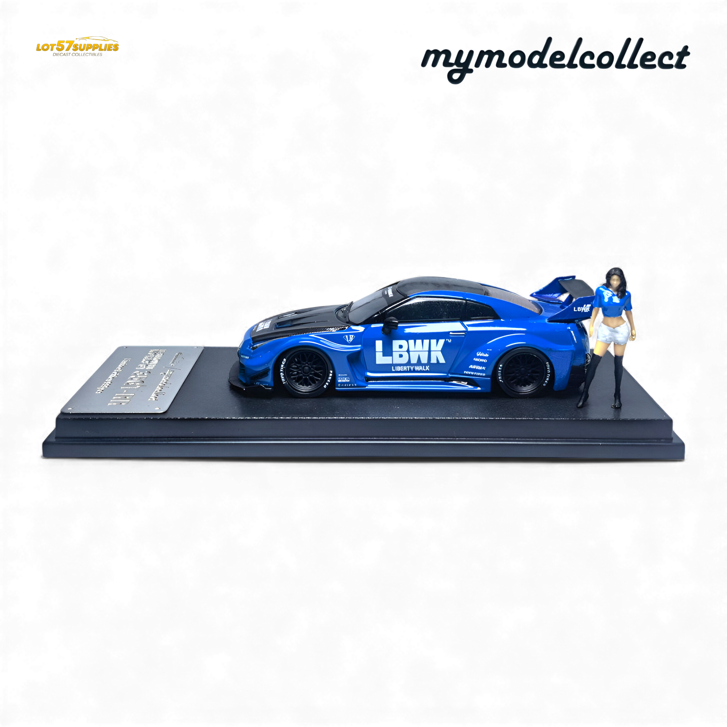 (Pre-Order) MC Nissan R35 GT-R LB Works Blue 1:64