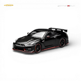 (Pre-Order) Motorhelix Nissan GT-R NISMO R35 2022 - Meteor Black 1:64