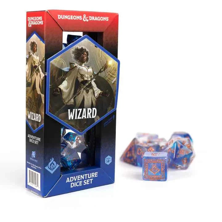 D&D Adventure Dice: Wizard (Blue)