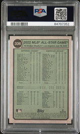 2023 TOPPS HERITAGE ACUNA JR/JUDGE  #336 - PSA 10