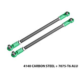 GPM RACING,TRAXXAS XRT 8S 4140 CARBON STEEL ADJUSTABLE FRONT STEERING ROD WITH 7075 ALLOY ENDS XRT047S
