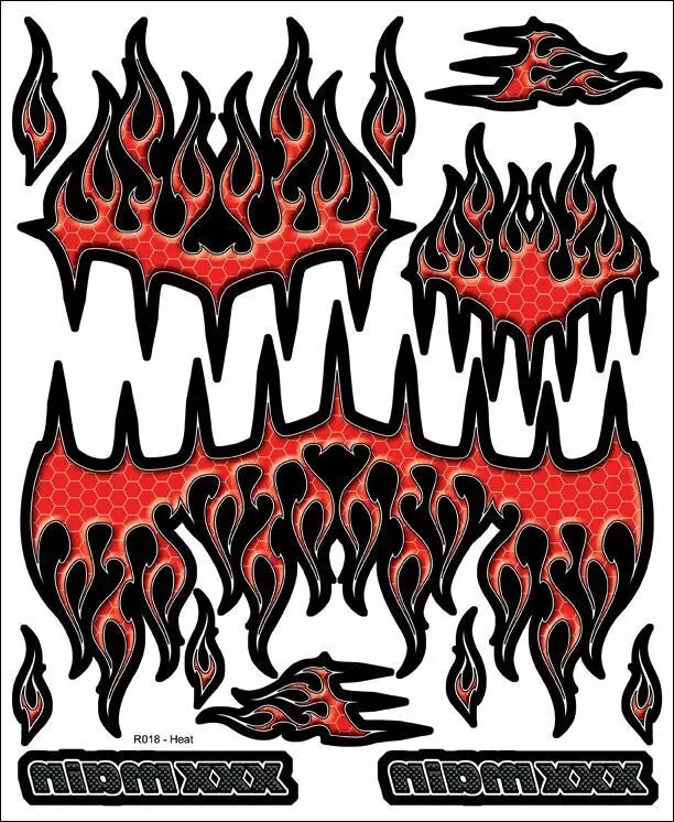 XXX Main Racing XXXR018 Heat Internal Graphic