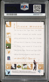 2003 UPPER DECK MAJOR CHAMPIONS TIGER WOODS MAJOR CHAMPIONS #MC-34 - PSA 9