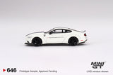 Mini-GT Ford Mustang GT LB-Works White 1:64
