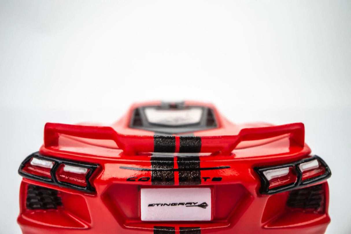 AFX 22011 Corvette C8 Torch Red Mega G+ HO Slot Car AFX22011 MegaG Plus