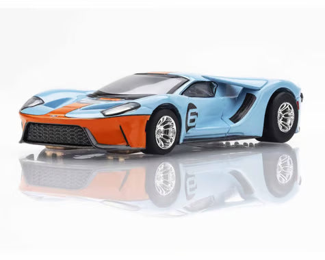AFX AFX22052 2020 Ford GT Heritage #6 HO Slot Car (Blue) (LWB) (Mega G+)