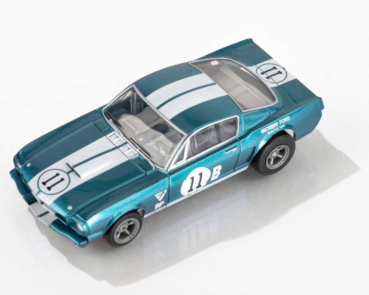 AFX AFX22071 1965 Donahue Shelby Mustang GT350R HO Scale Slot Car