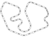 AFX AFX22112 Mega G+ Senna Limited Edition 80s Formula Slot Car Track Set w/Two 80s Formula Cars (LWB) (Mega G+)