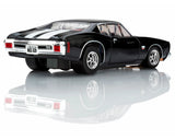 AFX AFX22118 Collector Series 1970 Chevelle LS6 SS 454 HO Slot Car (Black/White) (LWB) (Mega G+)