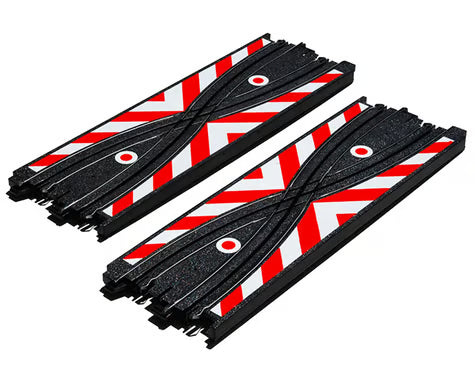 AFX AFX70612 9" Crisscross Slot Car Track expansion Pieces (2)