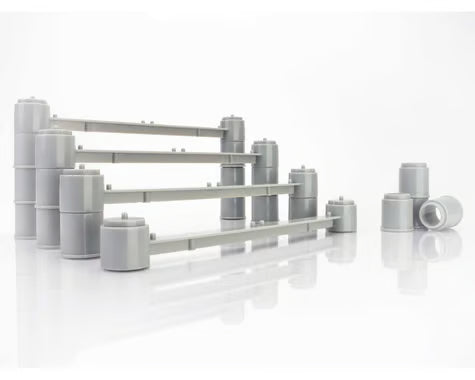 AFX AFX70618 4-Lane Bridge Support Extension Set (4)