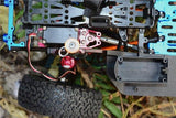 GPM SCX2024-GUNSILVER ALUMINUM SERVO MOUNT AXIAL SCX10