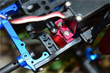 GPM SCX2024-GUNSILVER ALUMINUM SERVO MOUNT AXIAL SCX10