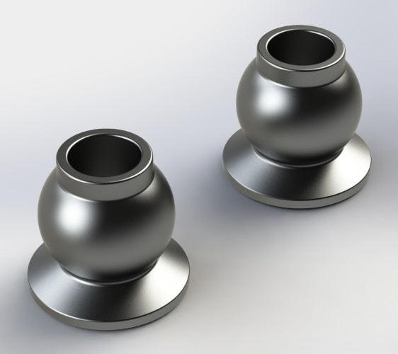 Arrma AR340099 Ball 3X5.8X6.5MM (2Pieces) Nero 6S Nero Fazon