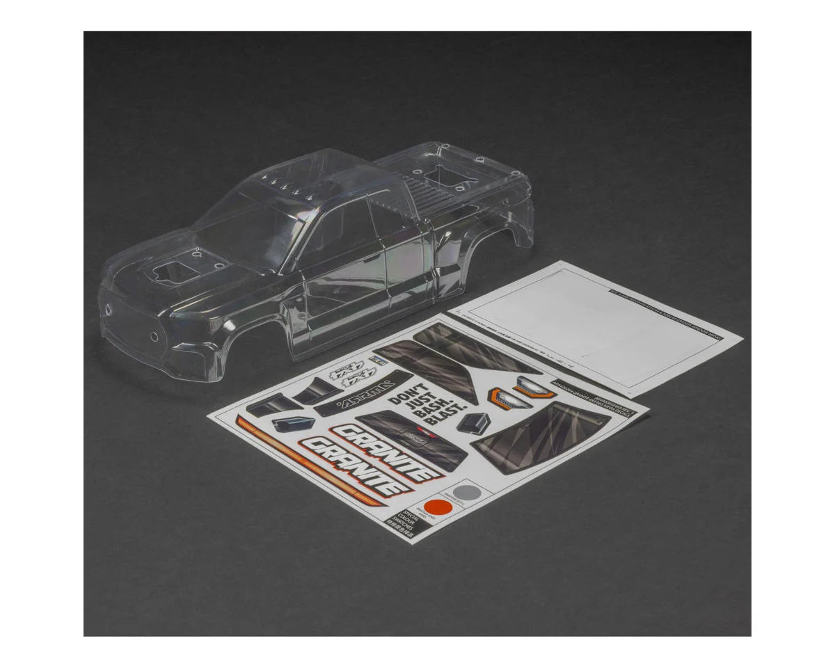 Arrma ARA-1620 Granite 223S Trimmed Body (Clear)