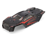 Arrma ARA-3406 Talion 6S BLX EXB 1/7 Pre-Painted Body (Black/Red)