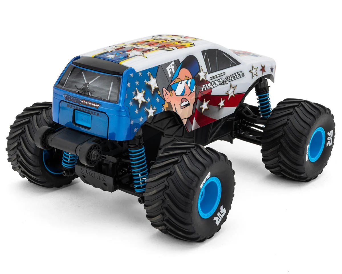 Arrma ARA2130FF Freedom Flyer Grom 1/16 4x4 RTR Brushed Monster Truck (White) w/SLT2 2.4GHz Radio, Battery & Charger