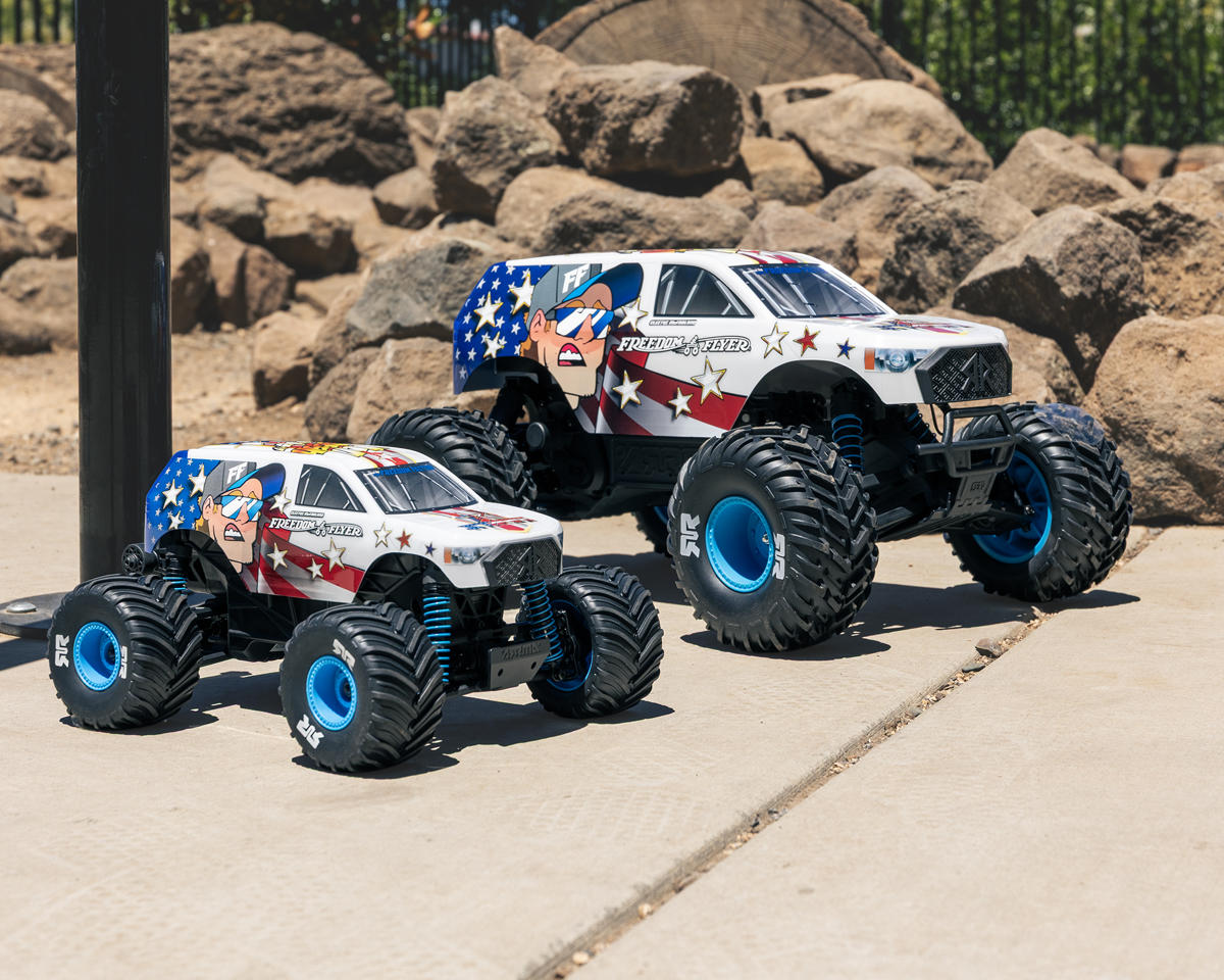 Arrma ARA2130FF Freedom Flyer Grom 1/16 4x4 RTR Brushed Monster Truck (White) w/SLT2 2.4GHz Radio, Battery & Charger