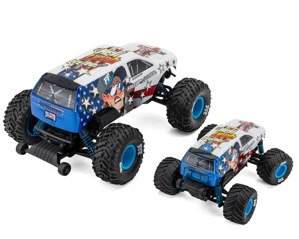 Arrma ARA2130FF Freedom Flyer Grom 1/16 4x4 RTR Brushed Monster Truck (White) w/SLT2 2.4GHz Radio, Battery & Charger