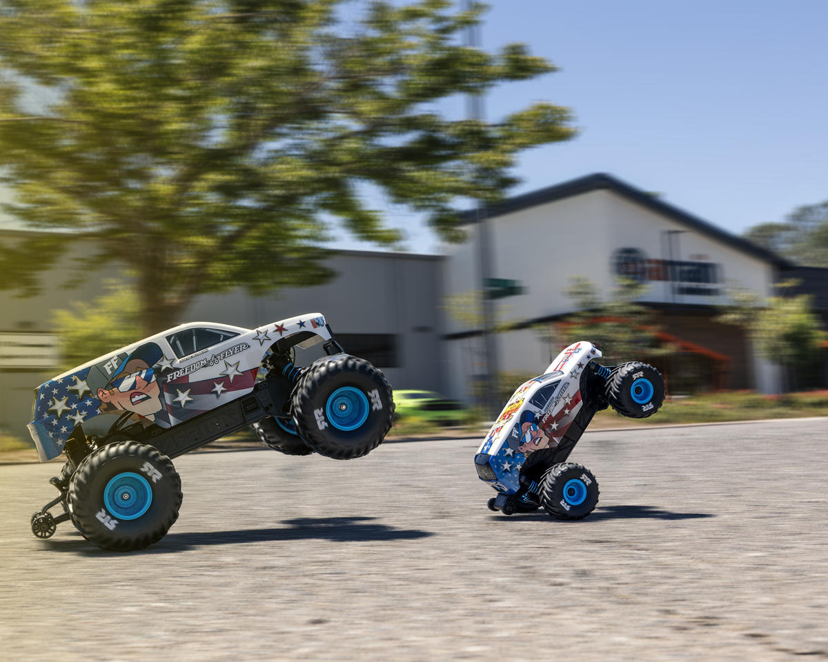 Arrma ARA2130FF Freedom Flyer Grom 1/16 4x4 RTR Brushed Monster Truck (White) w/SLT2 2.4GHz Radio, Battery & Charger