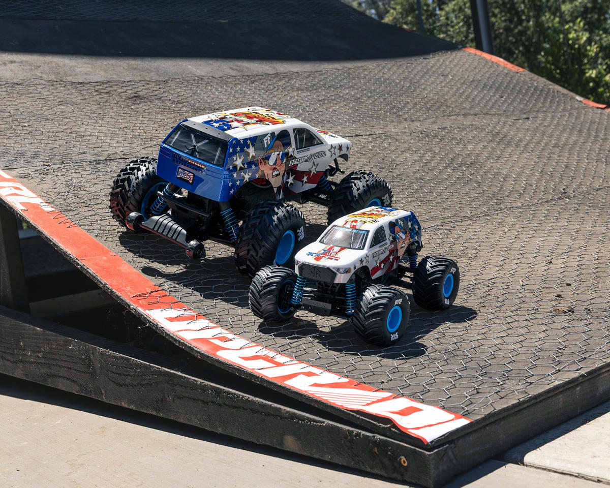 Arrma ARA2130FF Freedom Flyer Grom 1/16 4x4 RTR Brushed Monster Truck (White) w/SLT2 2.4GHz Radio, Battery & Charger