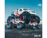 Arrma ARA2130FF Freedom Flyer Grom 1/16 4x4 RTR Brushed Monster Truck (White) w/SLT2 2.4GHz Radio, Battery & Charger