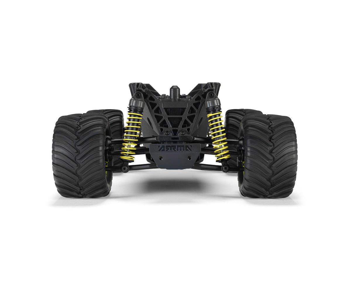 Arrma ARA2130T1 Gorgon Grom 4x4 1/16 RTR Brushed Monster Truck (Yellow) w/SLT2 2.4GHz Radio, Battery & Charger