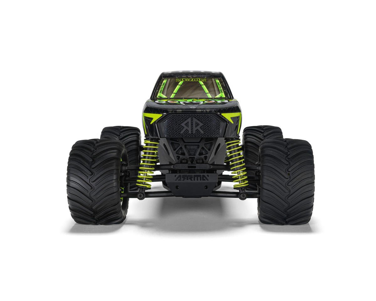Arrma ARA2130T1 Gorgon Grom 4x4 1/16 RTR Brushed Monster Truck (Yellow) w/SLT2 2.4GHz Radio, Battery & Charger