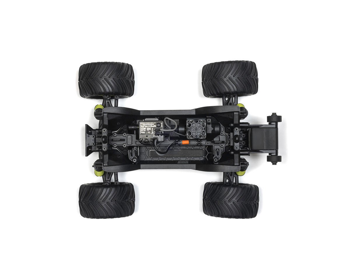 Arrma ARA2130T1 Gorgon Grom 4x4 1/16 RTR Brushed Monster Truck (Yellow) w/SLT2 2.4GHz Radio, Battery & Charger