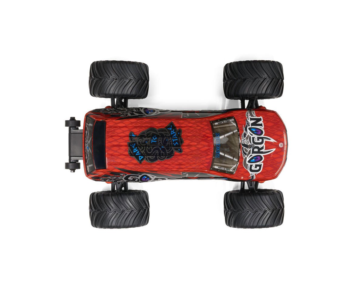 Arrma ARA2130T2 Gorgon Grom 4x4 1/16 RTR Brushed Monster Truck (Red) w/SLT2 2.4GHz Radio, Battery & Charger
