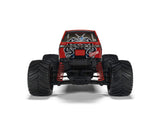 Arrma ARA2130T2 Gorgon Grom 4x4 1/16 RTR Brushed Monster Truck (Red) w/SLT2 2.4GHz Radio, Battery & Charger