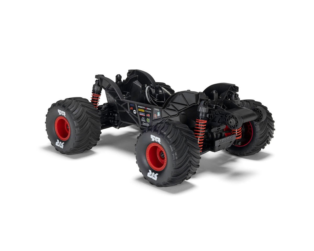 Arrma ARA2130T2 Gorgon Grom 4x4 1/16 RTR Brushed Monster Truck (Red) w/SLT2 2.4GHz Radio, Battery & Charger