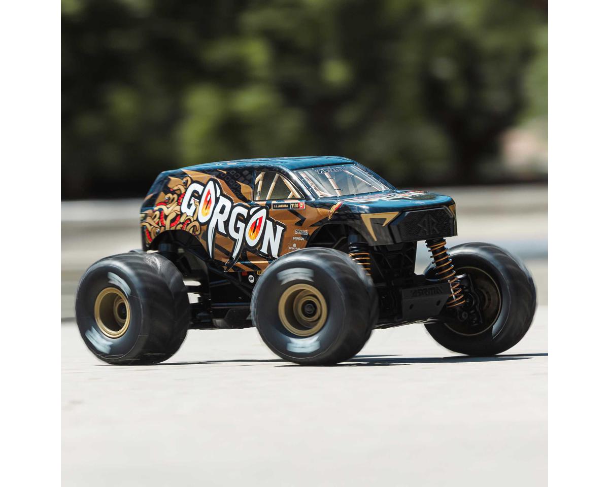 Arrma ARA2130T3 Gorgon Grom 4x4 1/16 RTR Brushed Monster Truck (Bronze) w/SLT2 2.4GHz Radio, Battery & Charger