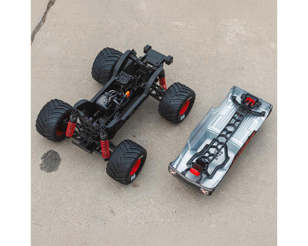Arrma ARA2137T1 Quake Grom 4x4 1/16 RTR Brushed Monster Truck (Red) w/SLT2 2.4GHz Radio, Battery & Charger