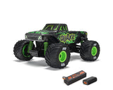 Arrma ARA2137T2 Quake Grom 4x4 1/16 RTR Brushed Monster Truck (Green) w/SLT2 2.4GHz Radio, Battery & Charger