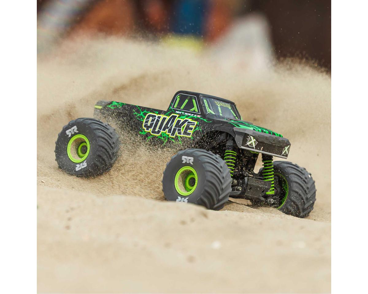 Arrma ARA2137T2 Quake Grom 4x4 1/16 RTR Brushed Monster Truck (Green) w/SLT2 2.4GHz Radio, Battery & Charger