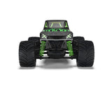 Arrma ARA2137T2 Quake Grom 4x4 1/16 RTR Brushed Monster Truck (Green) w/SLT2 2.4GHz Radio, Battery & Charger