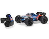 Arrma ARA2508ST1 Mini Kraton 3S BLX 4X4 1/16 RTR Brushless Speed Monster Truck (Red/Blue) w/2.4GHz Radio, 3S LiPo Battery & Charger
