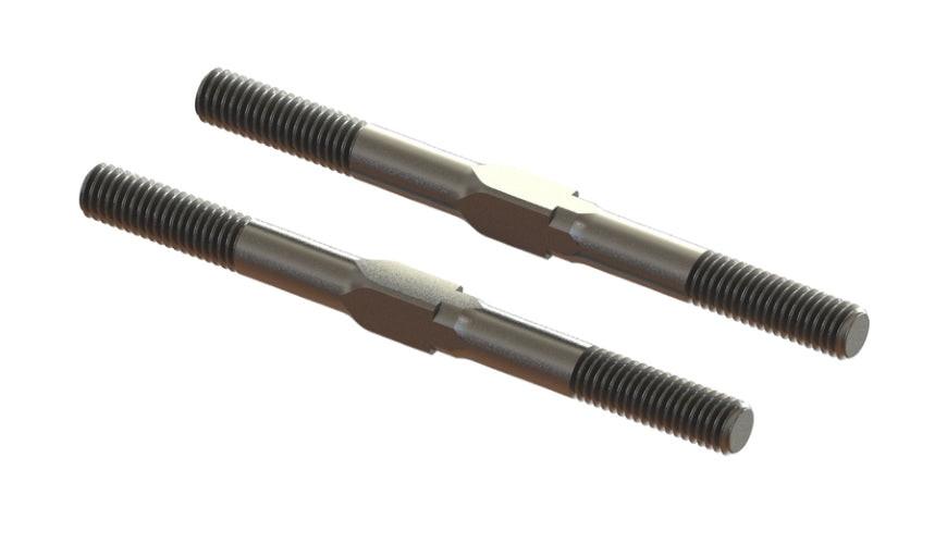 Arrma ARA330664 Steel Turnbuckle M5x65mm  Silver (2Pieces) Mojave