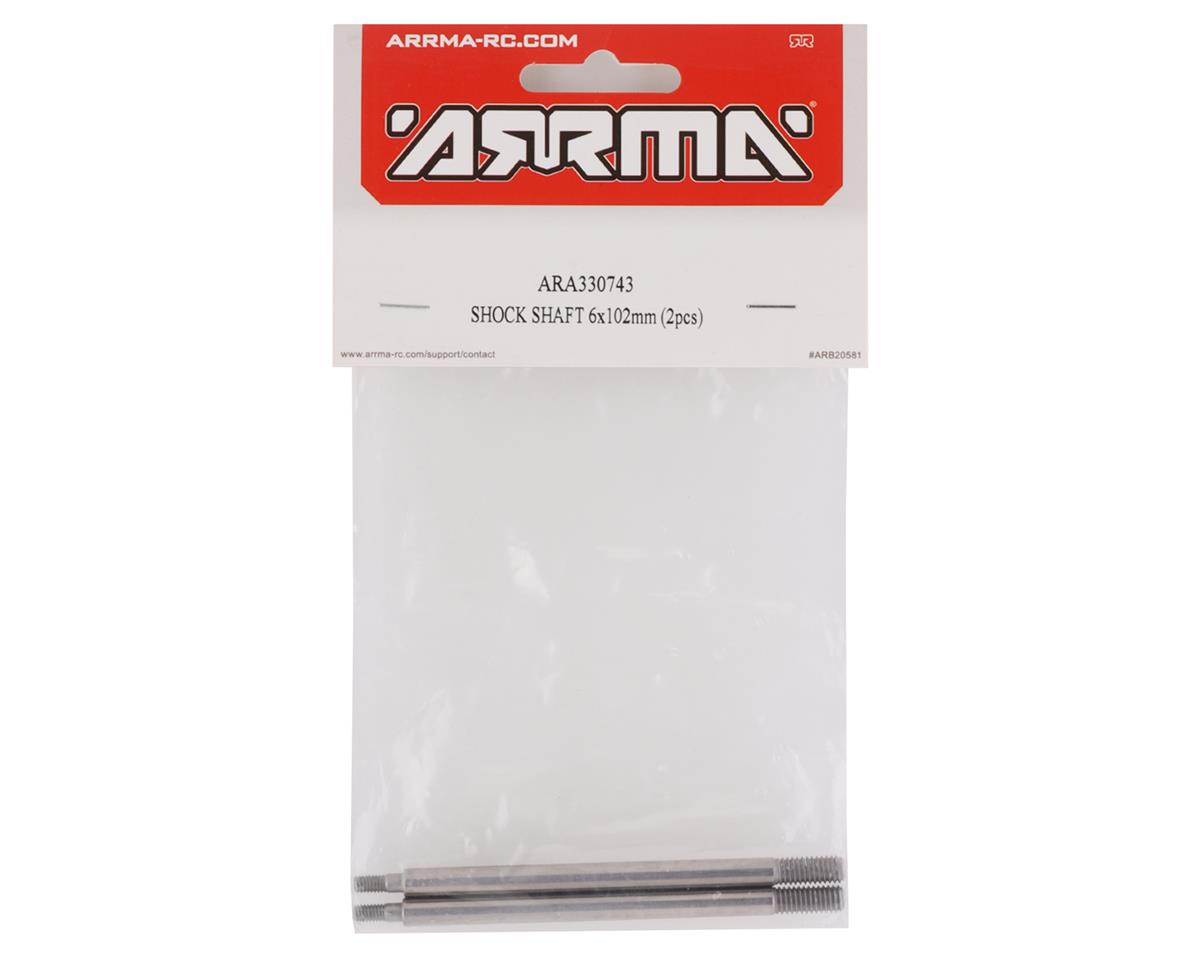 Arrma ARA330743 Kraton 6x102mm Rear Shock Shaft (2)