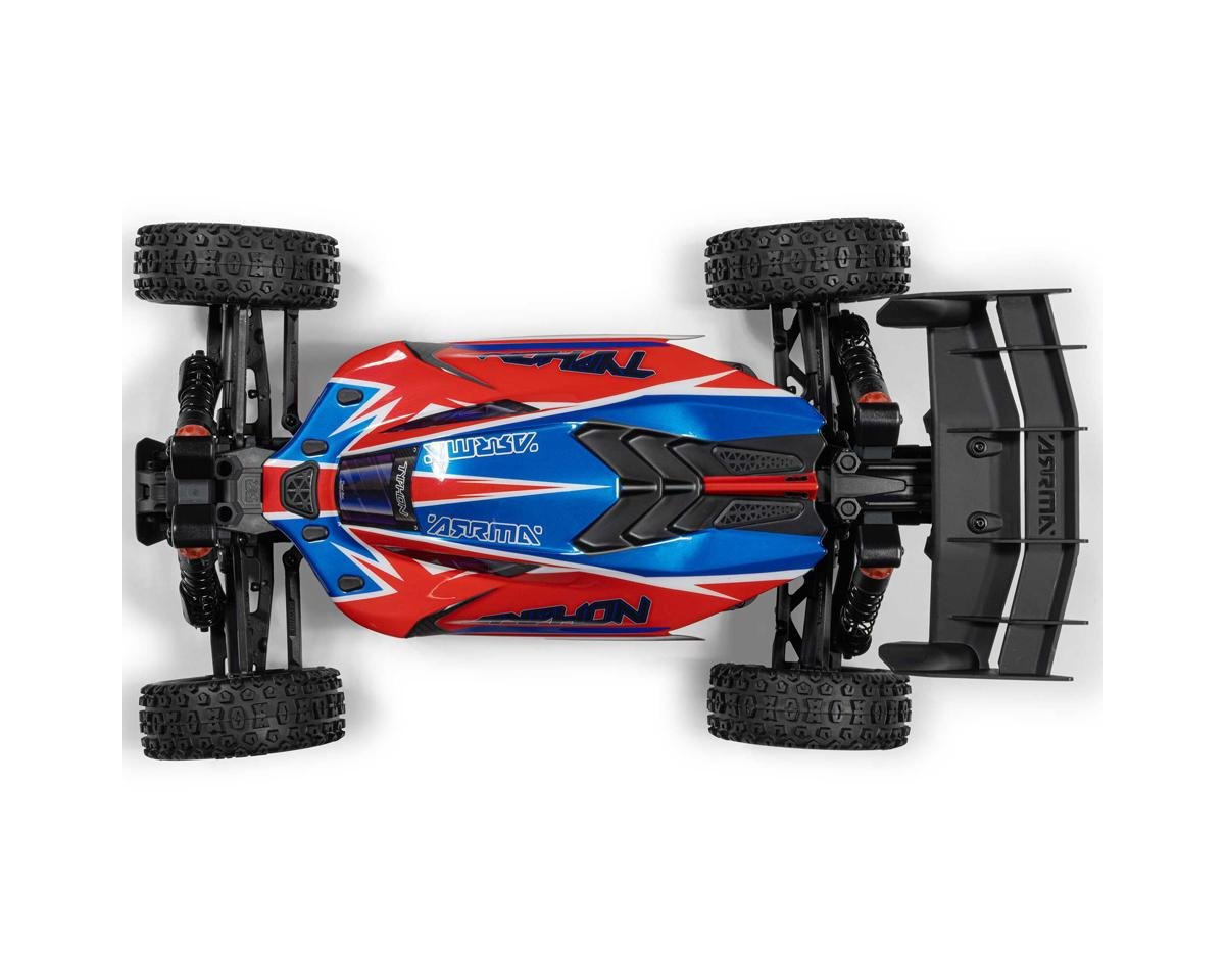 Arrma ARA4306V4T3 Typhon 223S 1/8 BLX Brushless RTR 4WD Buggy (Red) w/SLT3 2.4GHz Radio & DSC
