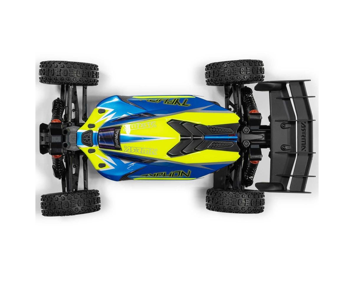 Arrma ARA4306V4T4 Typhon 223S 1/8 BLX Brushless RTR 4WD Buggy (Blue) w/SLT3 2.4GHz Radio & DSC