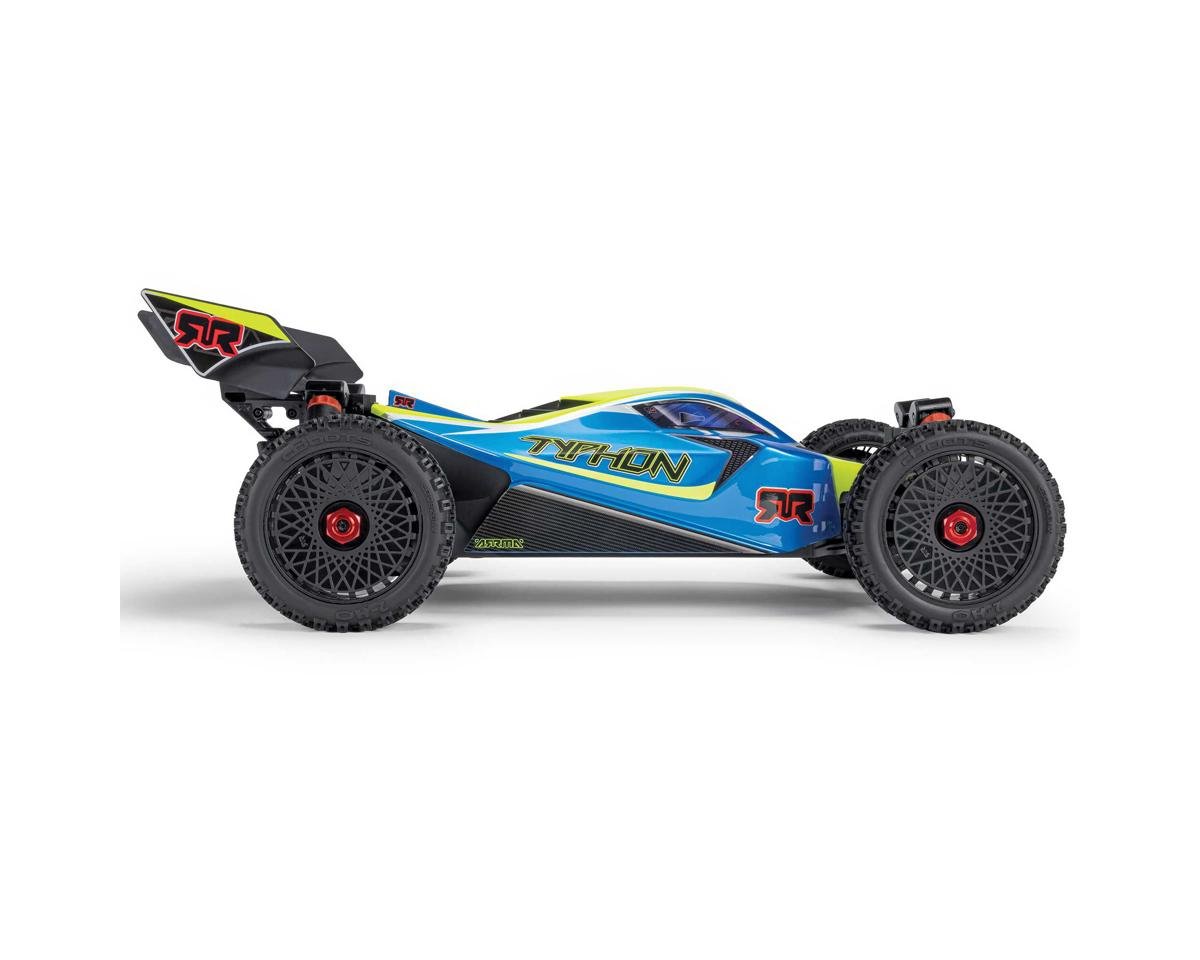 Arrma ARA4306V4T4 Typhon 223S 1/8 BLX Brushless RTR 4WD Buggy (Blue) w/SLT3 2.4GHz Radio & DSC