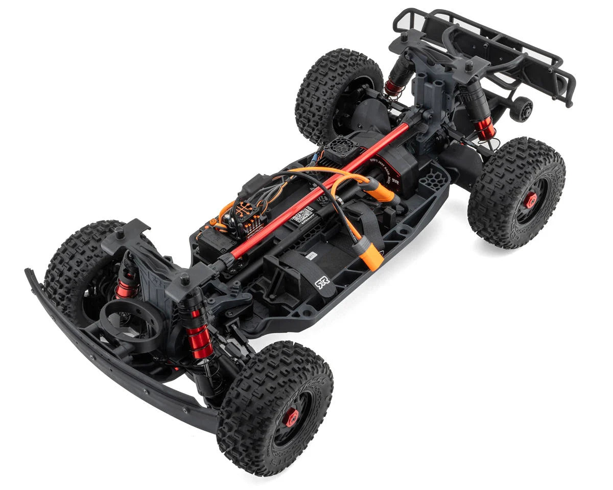 Arrma ARA4404T2 Mojave 4S BLX Brushless 1/8 4WD RTR Electric Desert Truck (Blue/Red) w/Spektrum SLT3 2.4GHz Radio