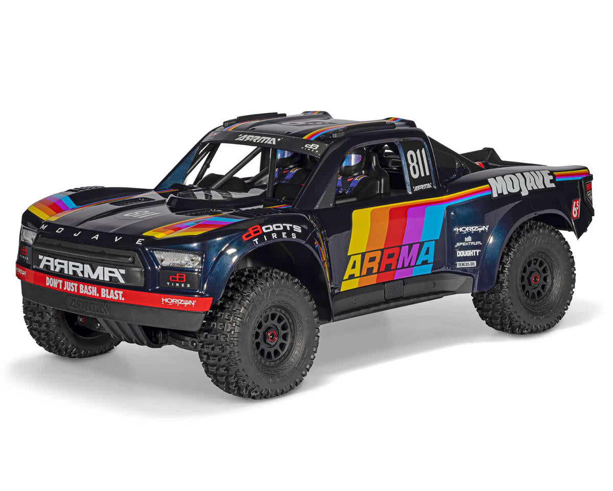 Arrma ARA7604V3T1 Mojave 6S BLX Brushless RTR 1/7 4WD RTR Desert Truck (Blue) w/2.4GHz Radio