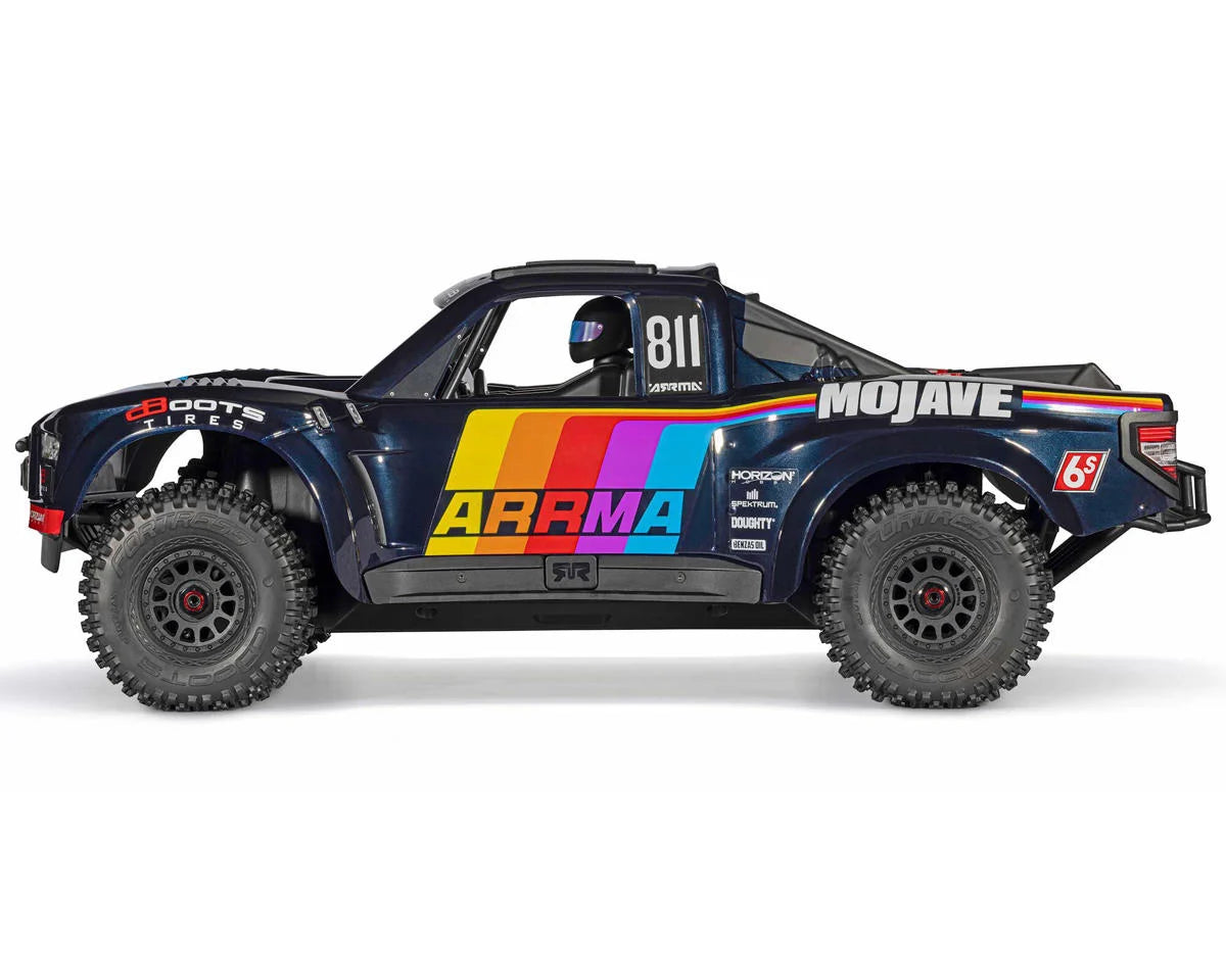 Arrma ARA7604V3T1 Mojave 6S BLX Brushless RTR 1/7 4WD RTR Desert Truck (Blue) w/2.4GHz Radio