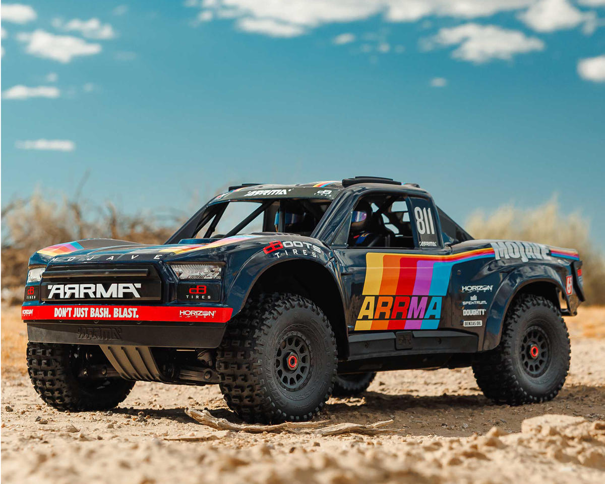 Arrma ARA7604V3T1 Mojave 6S BLX Brushless RTR 1/7 4WD RTR Desert Truck (Blue) w/2.4GHz Radio